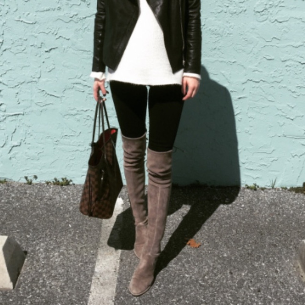 Stuart weitzman lowland boot-grey